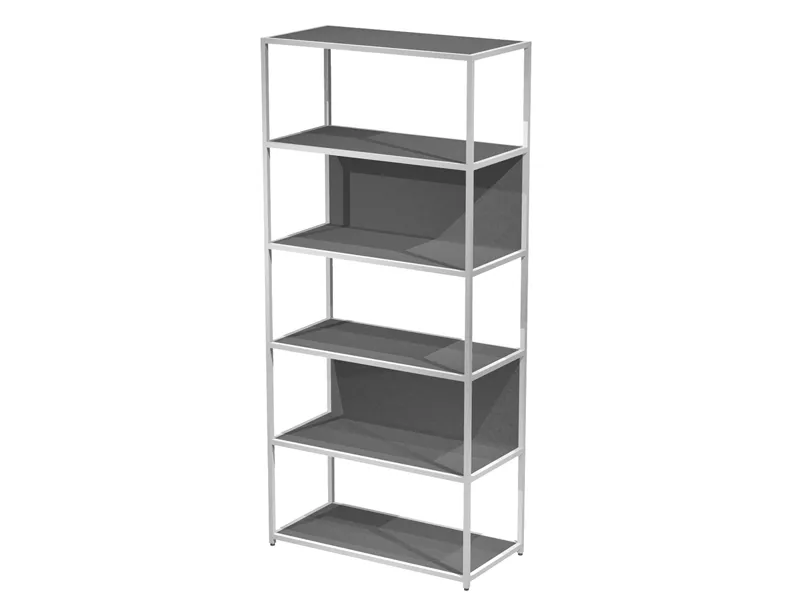Libreria Modular Artexport - 6 Ripiani - 90x44x200 cm - DOE200C-AN-T (Antracite e Bianco)