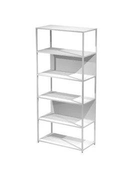 Libreria Modular Artexport - 6 Ripiani - 90x44x200 cm - DOE200C-AN-3 (Bianco)
