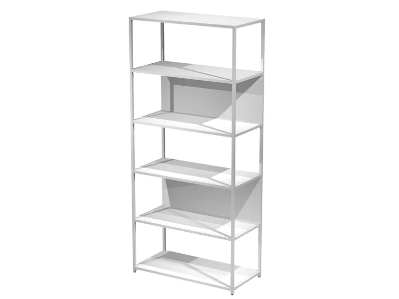 Libreria Modular Artexport - 6 Ripiani - 90x44x200 cm - DOE200C-AN-3 (Bianco)