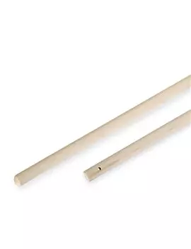 Manico in Legno per Scope e Tergivetro Perfetto - con Foro - 140 cm - 0037A