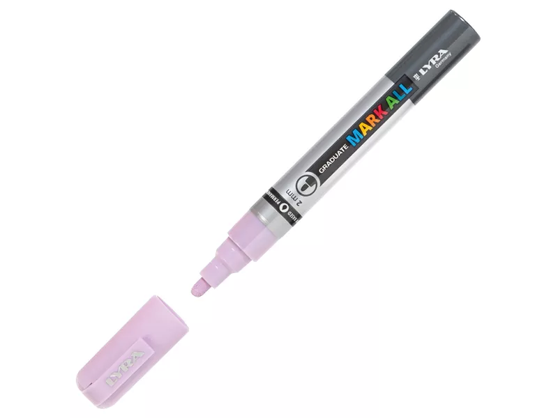 Marcatore Permanente Graduate Mark All Lyra - Punta Tonda - 2 mm - L6820040 (Glicine)