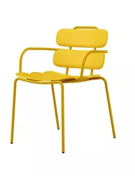 Sedia da Attesa Lemon Unisit - Polipropilene - LEB/GI (Giallo)