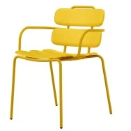 Sedia da Attesa Lemon Unisit - Polipropilene - LEB/GI (Giallo)
