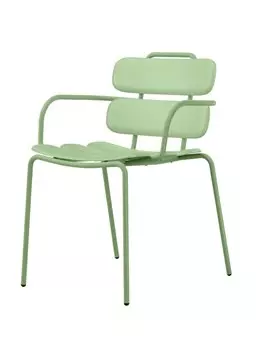 Sedia da Attesa Lemon Unisit - con Braccioli - Polipropilene - LEB/VE (Verde)