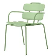 Sedia da Attesa Lemon Unisit - con Braccioli - Polipropilene - LEB/VE (Verde)