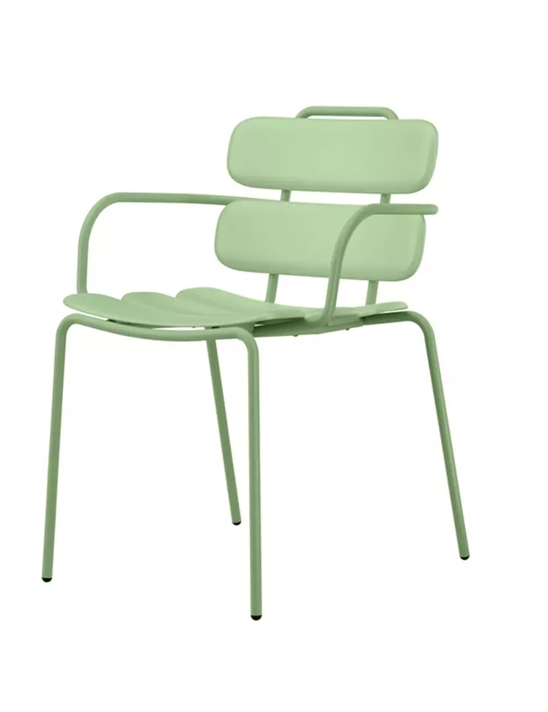 Sedia da Attesa Lemon Unisit - con Braccioli - Polipropilene - LEB/VE (Verde) Sedia da Attesa Lemon Unisit - con Braccioli - Polipropilene - LEB/VE (Verde)