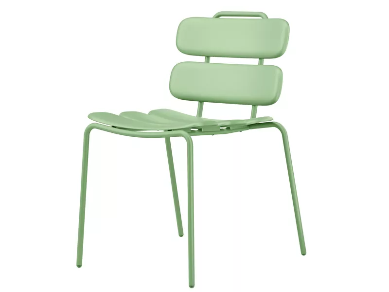 Sedia da Attesa Lemon Unisit - senza Braccioli - Polipropilene - LEM/VE (Verde)
