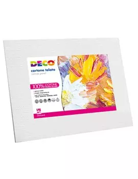 Cartoncino Telato Deco CWR - 18x24 cm - 384/1824 (Bianco)