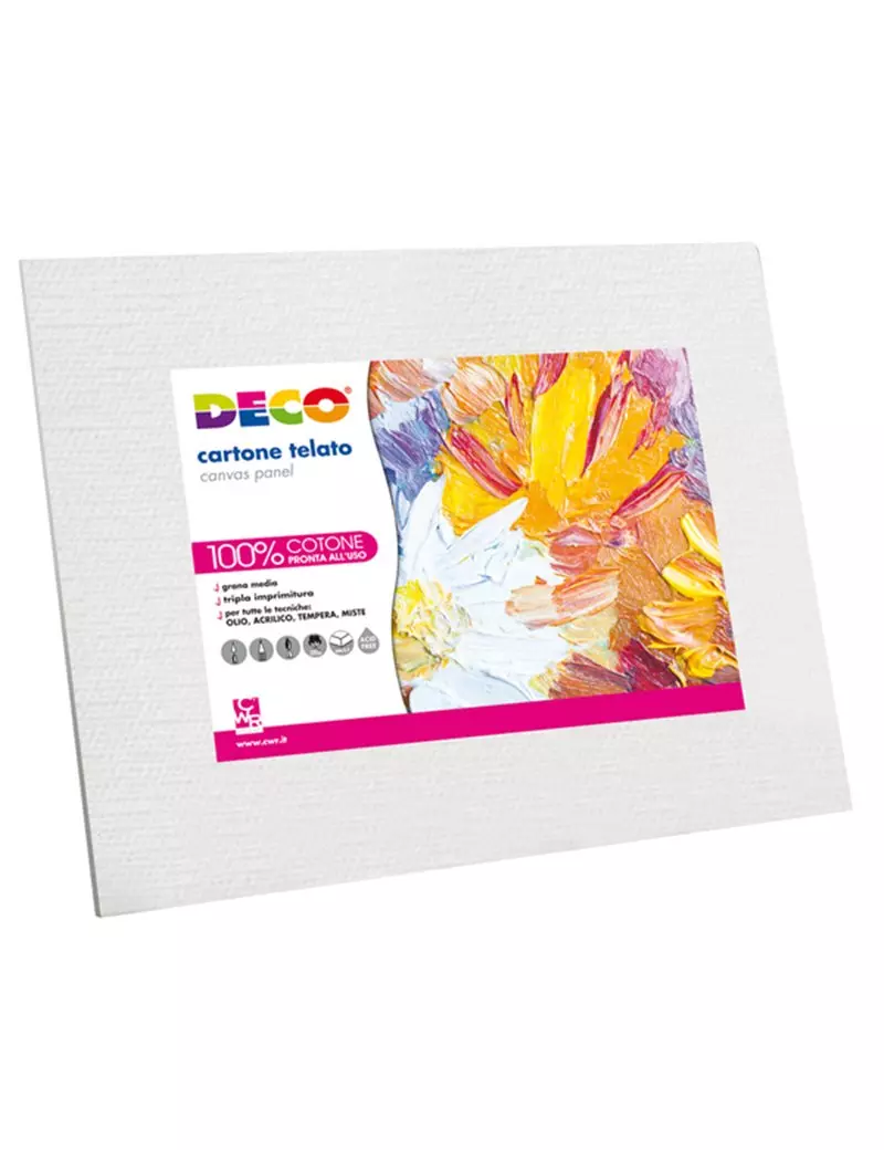 Cartoncino Telato Deco CWR - 18x24 cm - 384/1824 (Bianco) Cartoncino Telato Deco CWR - 18x24 cm - 384/1824 (Bianco)