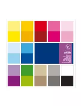 Carta Scrapbooking Deco CWR - 30,5x30,5 cm - 180 g - 12591 (Assortiti Conf. 24)