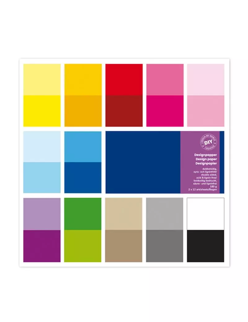 Carta Scrapbooking Deco CWR - 30,5x30,5 cm - 180 g - 12591 (Assortiti Conf. 24) Carta Scrapbooking Deco CWR - 30,5x30,5 cm - 180 g - 12591 (Assortiti Conf. 24)