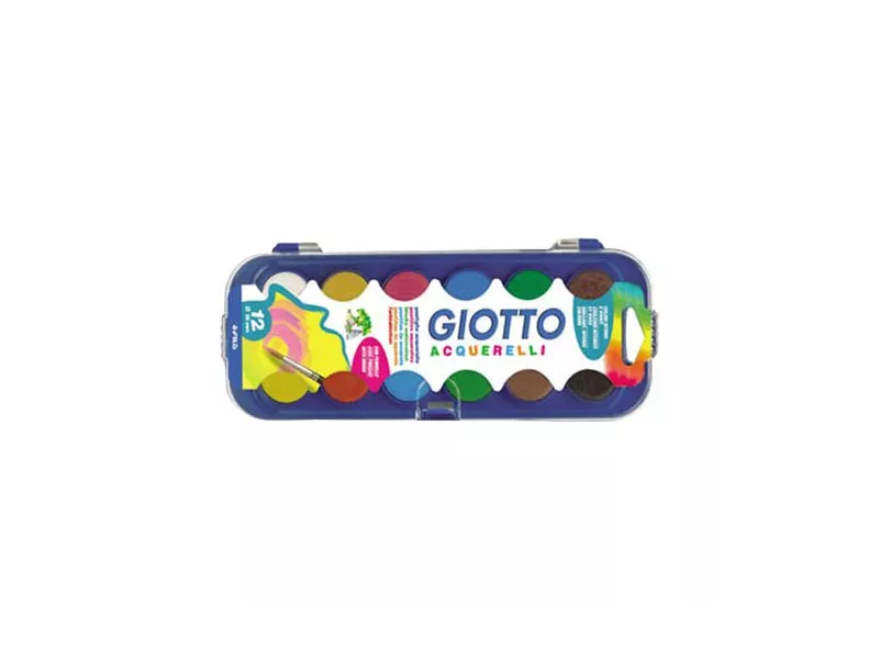 Acquerelli Giotto - Ø30 mm - 331000 (Assortiti Conf. 12) Acquerelli Giotto - Ø30 mm - 331000 (Assortiti Conf. 12)