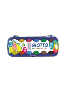 Acquerelli Giotto - Ø30 mm - 331000 (Assortiti Conf. 12)