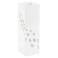 Portaombrelli in Metallo King Collection - 15,5x15,5x49 cm - P1817233 (Bianco Fantasia Gocce)