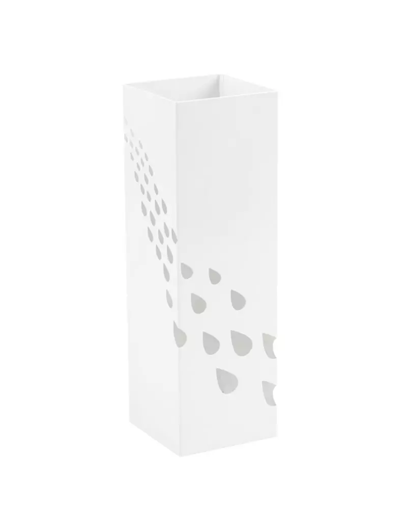 Portaombrelli in Metallo King Collection - 15,5x15,5x49 cm - P1817233 (Bianco Fantasia Gocce) Portaombrelli in Metallo King Collection - 15,5x15,5x49 cm - P1817233 (Bianco Fantasia Gocce)