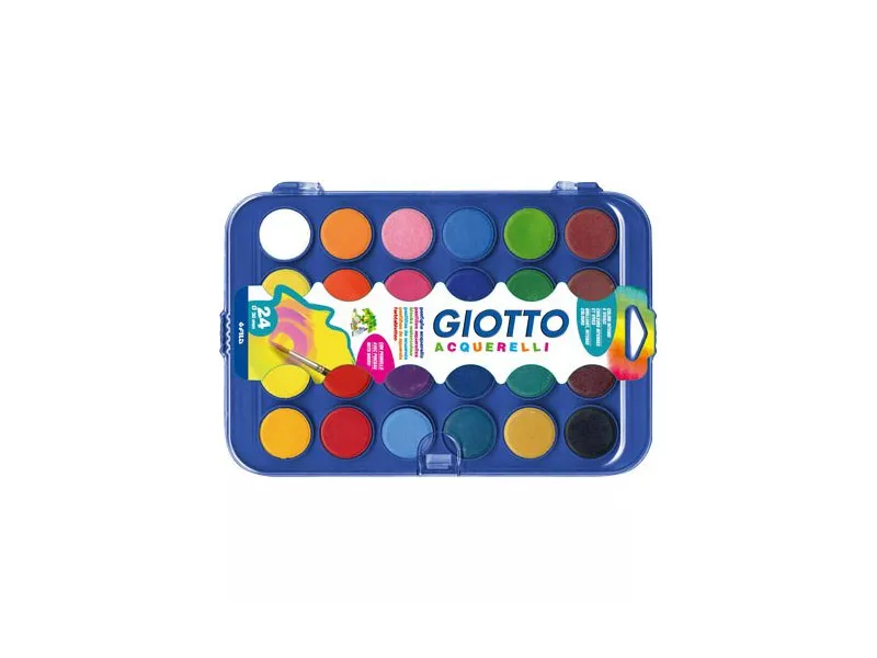Acquerelli Giotto - Ø30 mm - 352400 (Assortiti Conf. 24) Acquerelli Giotto - Ø30 mm - 352400 (Assortiti Conf. 24)