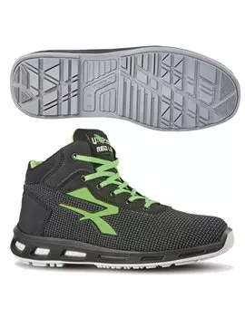 Scarpe Antinfortunistiche Red Lion Hard U-Power - Numero 38 - RL10356-38 (Grigio e Verde)