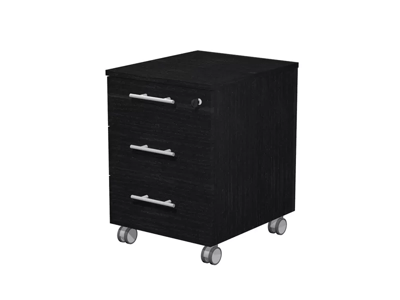 Cassettiera su Ruote Prestige Artexport - 3 Cassetti - 41,8x52x61,5 cm - 90019-8 (Nero Venato)