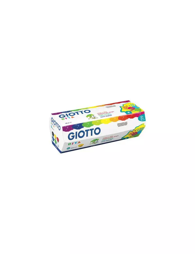 Colori a Dita Giotto - 100 ml (Assortiti Conf. 6)