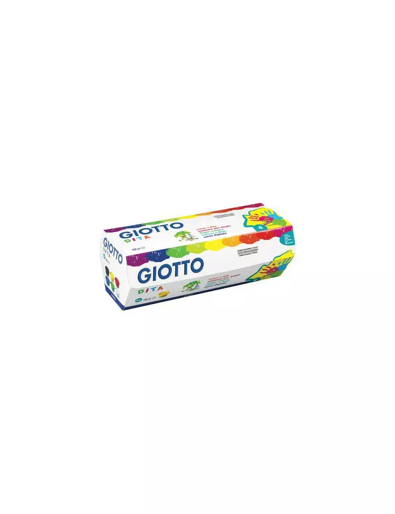 Colori a Dita Giotto - 100 ml (Assortiti Conf. 6) Colori a Dita Giotto - 100 ml (Assortiti Conf. 6)