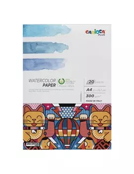 Album Acquerello Carioca - A4 - 300 g - 45223 (Bianco Conf. 20)