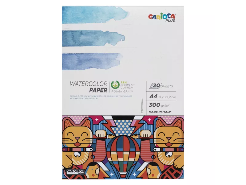 Album Acquerello Carioca - A4 - 300 g - 45223 (Bianco Conf. 20) Album Acquerello Carioca - A4 - 300 g - 45223 (Bianco Conf. 20)