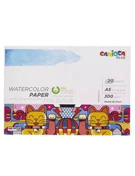 Album Acquerello Carioca - A5 - 300 g - 45224 (Bianco Conf. 20)
