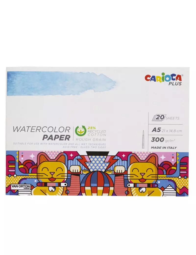 Album Acquerello Carioca - A5 - 300 g - 45224 (Bianco Conf. 20) Album Acquerello Carioca - A5 - 300 g - 45224 (Bianco Conf. 20)