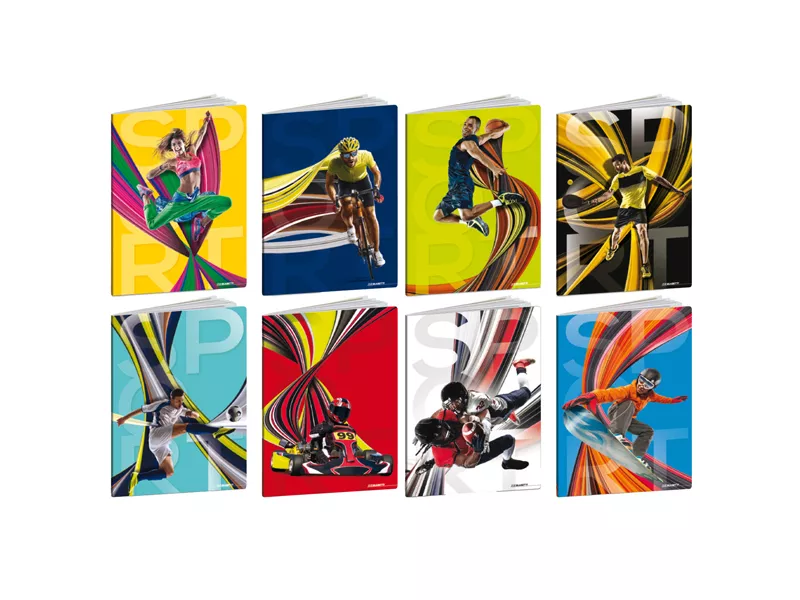 Quaderno Sport Blasetti - A4 - 1 Rigo con Margini - 8591 (Assortiti Conf. 10)