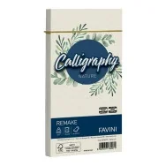 Buste Calligraphy Nature Remake Favini - 11x22 cm - 120 g - A570273 (Perla Conf. 25)