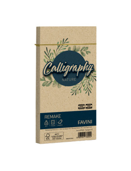 Buste Calligraphy Nature Remake Favini - 11x22 cm - 120 g - A57R253 (Spiaggia Conf. 25)