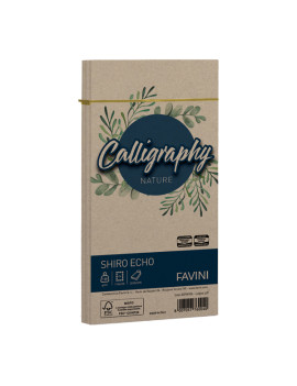 Buste Calligraphy Nature Remake Favini - 11x22 cm - 120 g - A57N904 (Legno Conf. 25)
