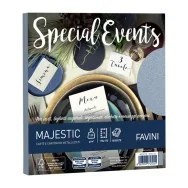 Buste Special Events Majestic Favini - 17x17 cm - 120 g - A57H154 (Argento Conf. 10)
