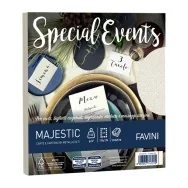 Buste Special Events Majestic Favini - 17x17 cm - 120 g - A57Q118 (Crema Conf. 10)