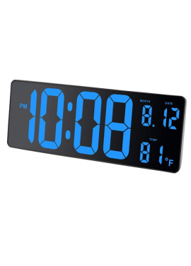 Orologio Digitale LED Alba - 37,5x13,5 cm - HORDGTL (Nero)