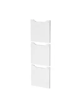 Anta per Libreria a Caselle Rainbow Artexport - 36,8x36,8 cm - 3aMAXM-3 (Bianco Conf. 3)