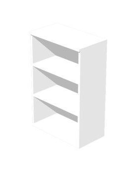 Mobile Medio a Giorno Easy Artexport - 80x35x120 cm - 035_3 (Bianco)