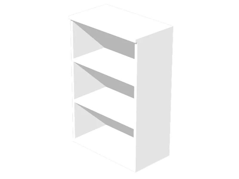 Mobile Medio a Giorno Easy Artexport - 80x35x120 cm - 035_3 (Bianco)