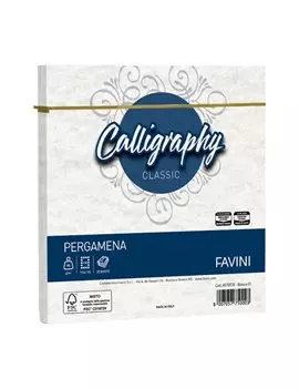 Buste Calligraphy Pergamena Favini - 17x17 cm - 90 g - A570078 (Bianco Conf. 25)