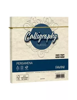 Buste Calligraphy Pergamena Favini - 17x17 cm - 90 g - A57Q078 (Naturale Conf. 25)