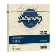 Buste Calligraphy Pergamena Favini - 17x17 cm - 90 g - A57Q078 (Naturale Conf. 25)