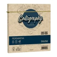 Buste Calligraphy Pergamena Favini - 17x17 cm - 90 g - A57N078 (Nocciola Conf. 25)