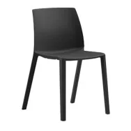 Sedia da Attesa Dora Unisit - senza Braccioli - Polipropilene - DOR/RD (Nero Conf. 4)