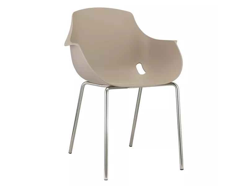 Sedia da Attesa Goa Unisit - Plastica - GO4G/GR (Grigio Conf. 2)