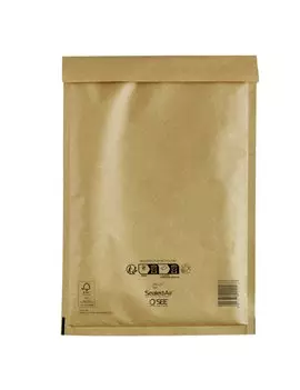 Busta Imbottita a Bolle d'Aria Mail Lite Gold A Sealed Air - 11x16 cm - 103027400 (Avana Conf. 100)