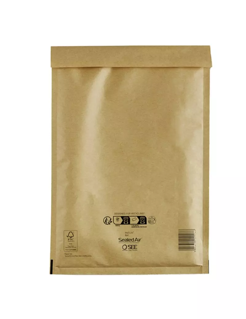 Busta Imbottita a Bolle d'Aria Mail Lite Gold A Sealed Air - 11x16 cm - 103027400 (Avana Conf. 100) Busta Imbottita a Bolle d'Aria Mail Lite Gold A Sealed Air - 11x16 cm - 103027400 (Avana Conf. 100)