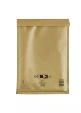 Busta Imbottita a Bolle d'Aria Mail Lite Gold A Sealed Air - 11x16 cm - 103027400 (Avana Conf. 100)