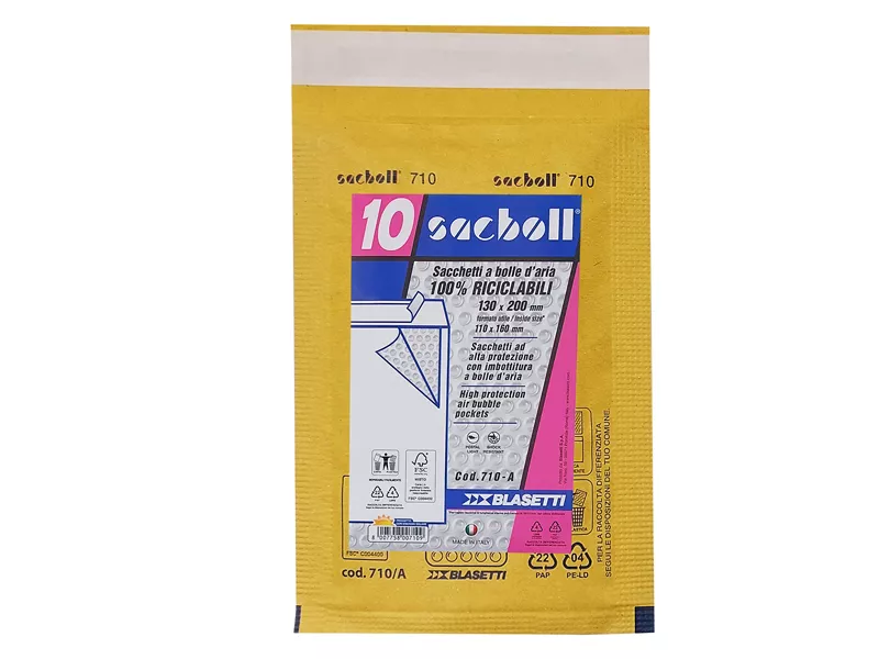 Busta Imbottita a Bolle d'Aria Sacboll A Blasetti - 11x16 cm - 0710 (Avana Conf. 10)