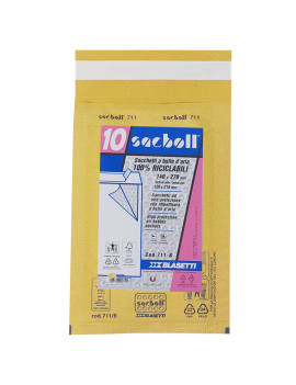 Busta Imbottita a Bolle d'Aria Sacboll B Blasetti - 12x21 cm - 0711 (Avana Conf. 10)