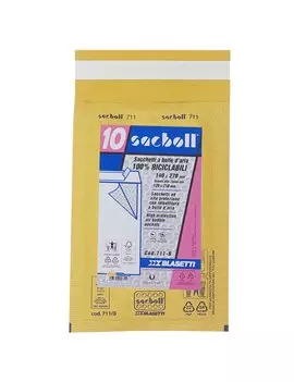 Busta Imbottita a Bolle d'Aria Sacboll B Blasetti - 12x21 cm - 0711 (Avana Conf. 10)